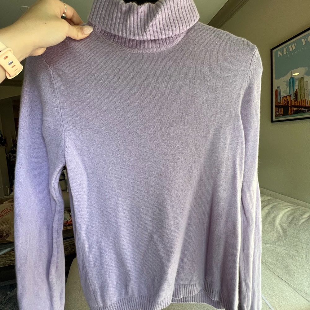 Brooks Brothers Pure Cashmere Turtleneck Sweater